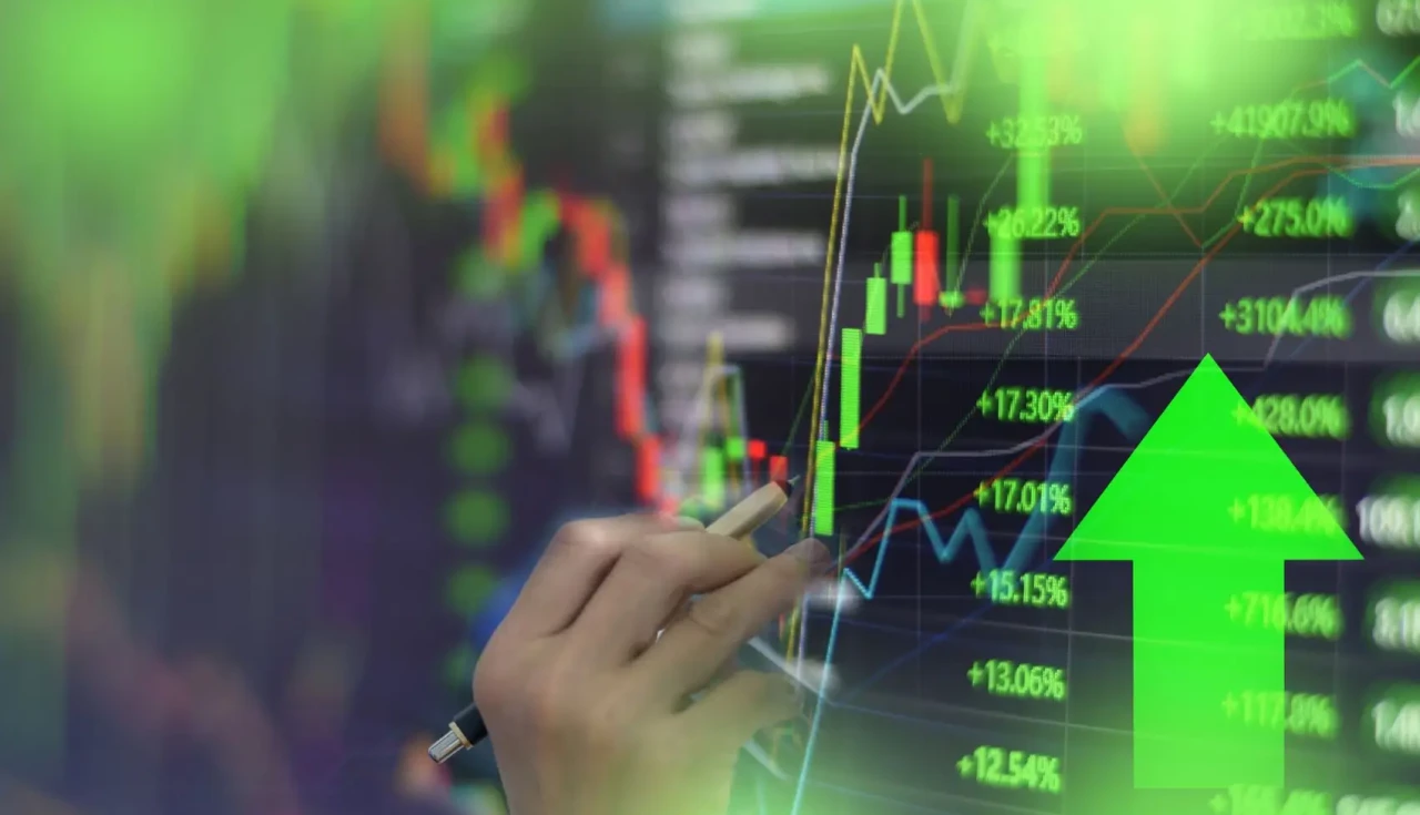 gráficos da bolsa de valores