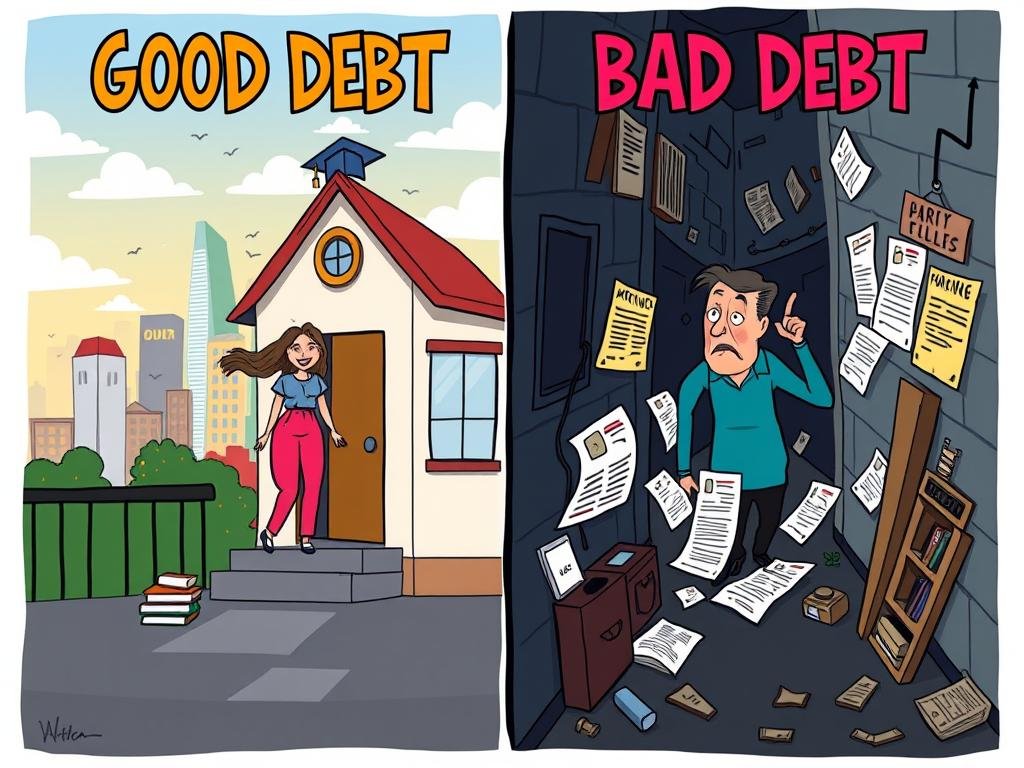 dívida boa e ruim