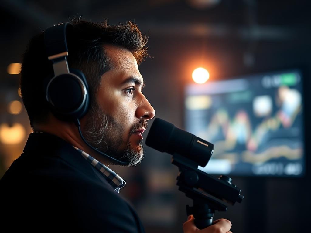 Imagem de uma pessoa fazendo um teste de perfil de investidor Imagem de uma pessoa fazendo um teste de perfil de investidor