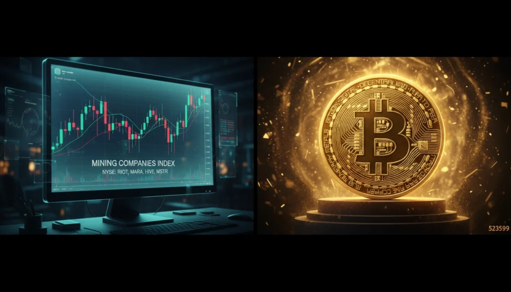 Investir em mineradoras de capital aberto ou na moeda?