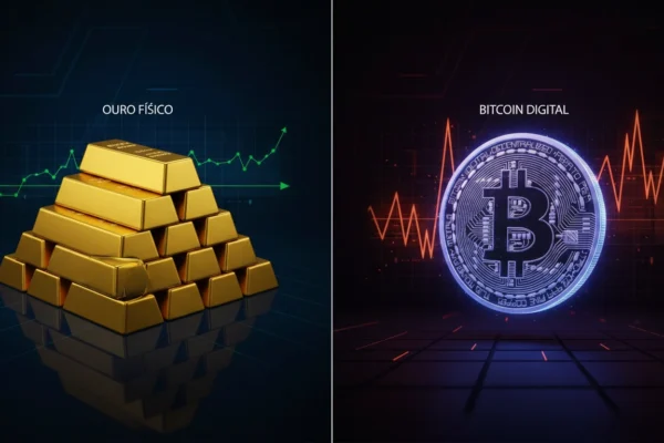 Bitcoin vs. Ouro: Qual a Melhor Reserva de Valor na Crise?