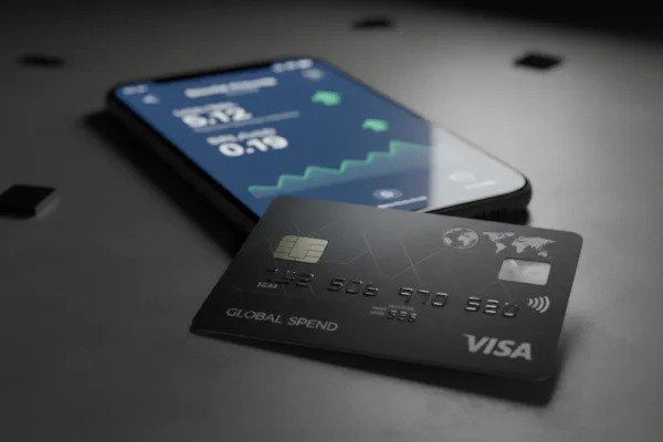 Credit card, digital banking app, dollar, real, foreign exchange, finance