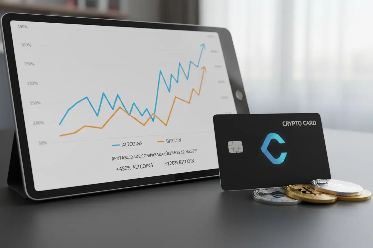 Aplicativo de investimento em criptomoedas