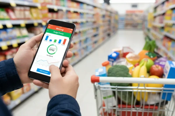 Tips for saving money at the grocery store with finance apps