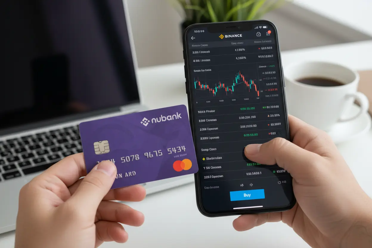Gestão de investimentos e declaração de criptomoedas no celular